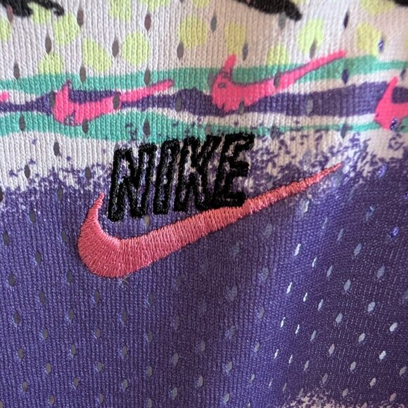 Nike Stories Retro Basketball Jersey 90s Purple Pink Men's Small Athletic Sporty - Picture 5 of 9